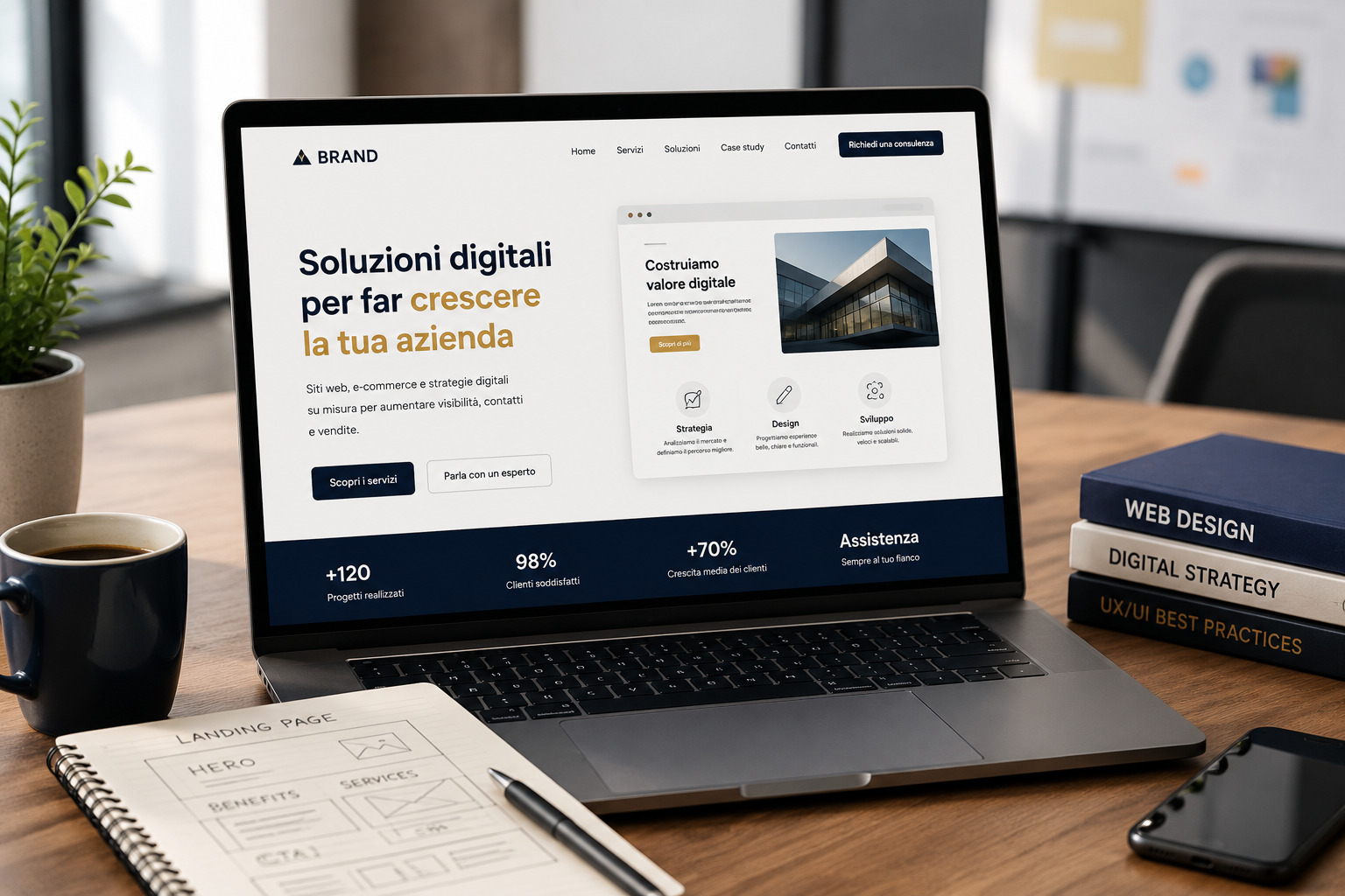 Landing page professionale
